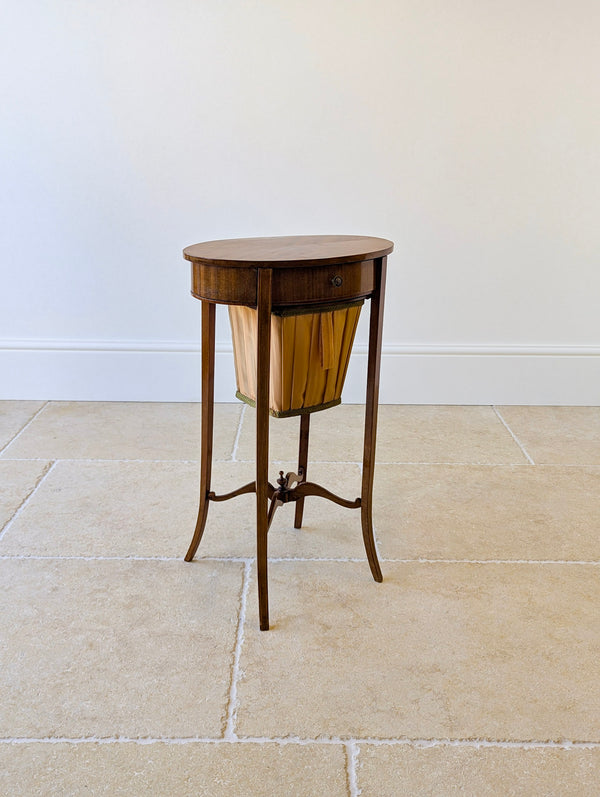 Antique Edwardian Mahogany Work Table c.1910