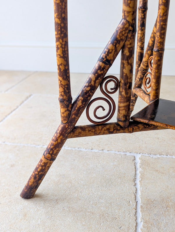 Antique Victorian Bamboo Occasional Table c.1890
