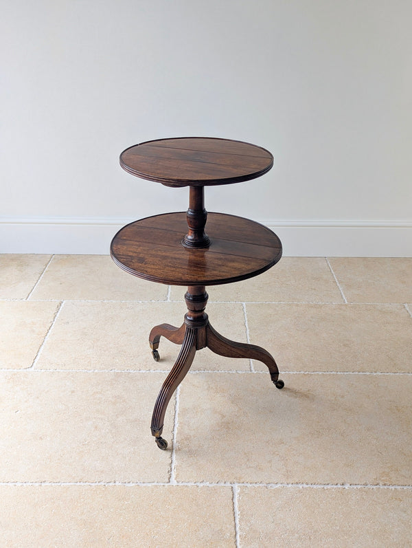 Antique Regency Mahogany Drop-Leaf Dumb Waiter c.1820