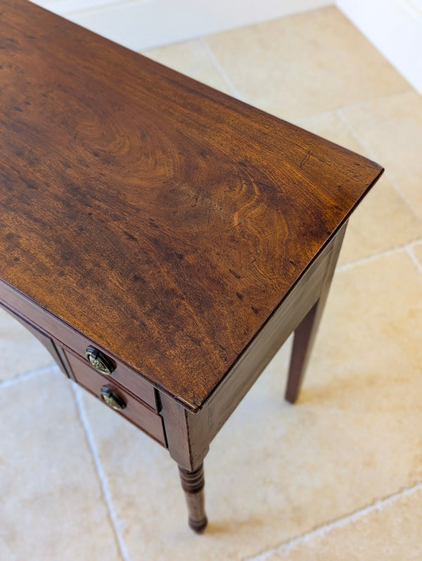 Antique Regency Mahogany Kneehole Writing Table c.1820