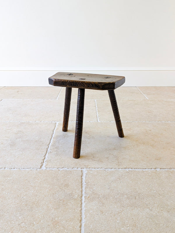Antique Victorian Elm & Ash Cutler’s Stool c.1850