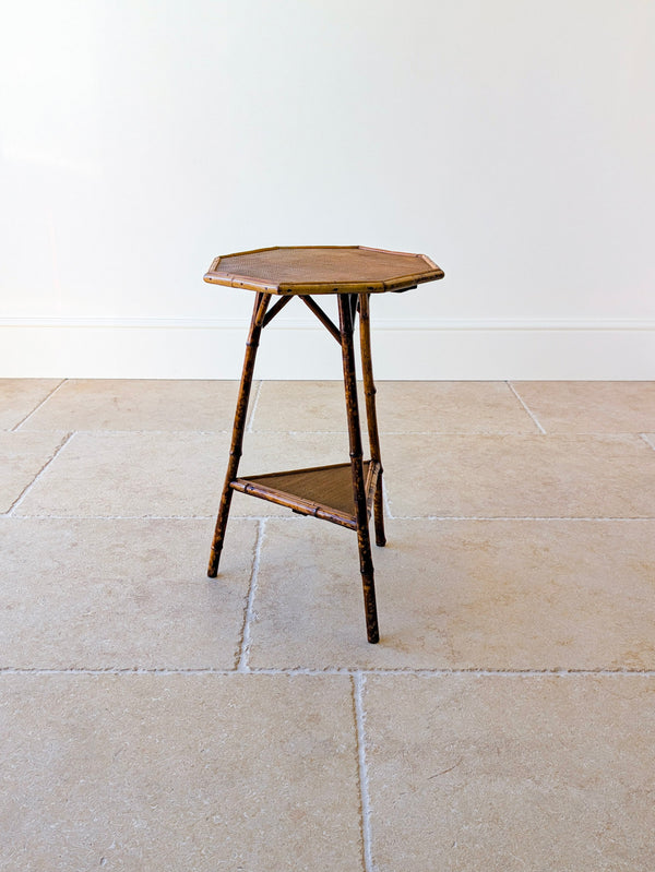 Antique Victorian Bamboo Occasional Table c.1890