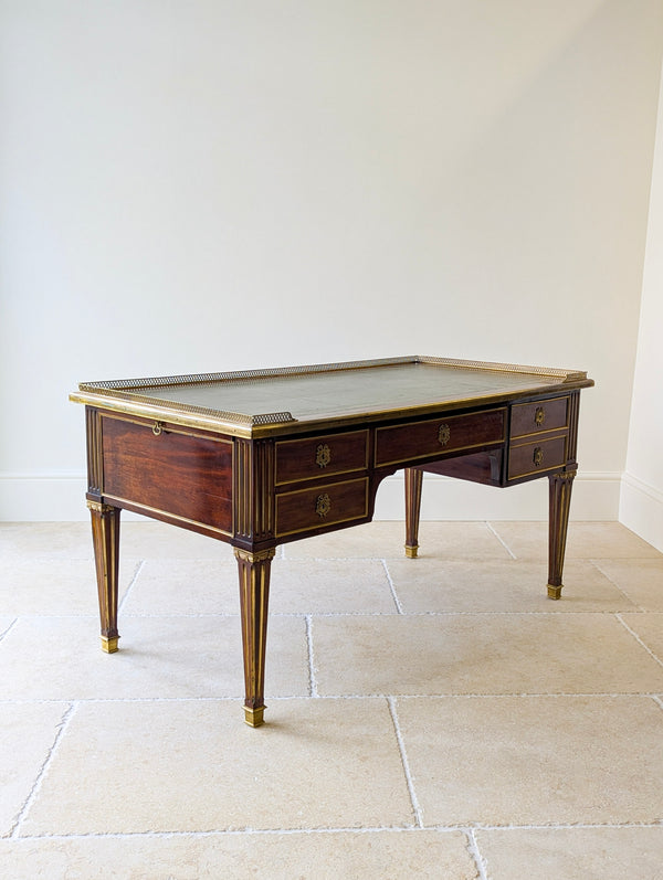 Antique Edwardian Louis XVI Style Mahogany Writing Desk by Spillman & Co. c.1910