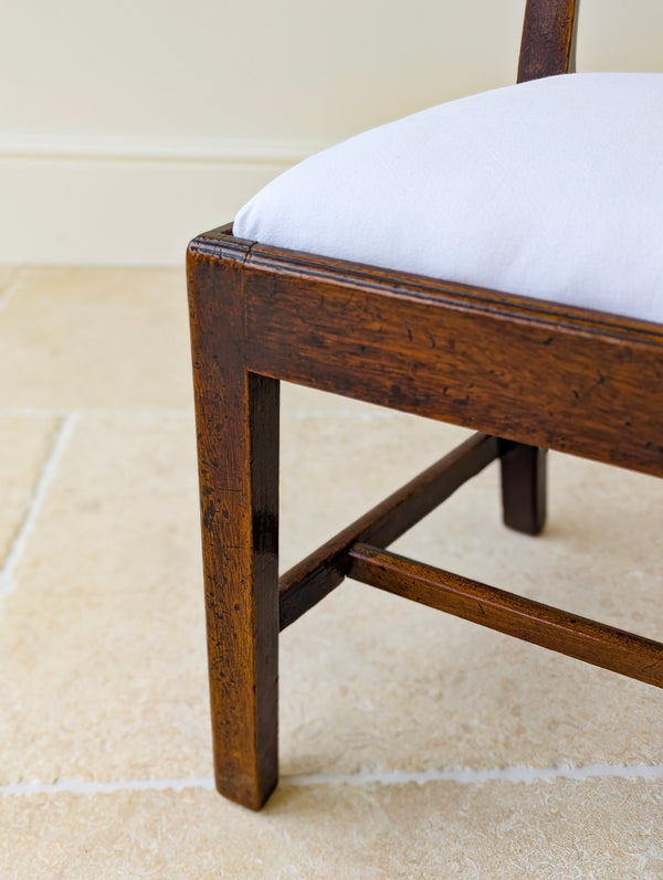 Set of Four Antique Georgian Chippendale Mahogany Dining Chairs c.1780