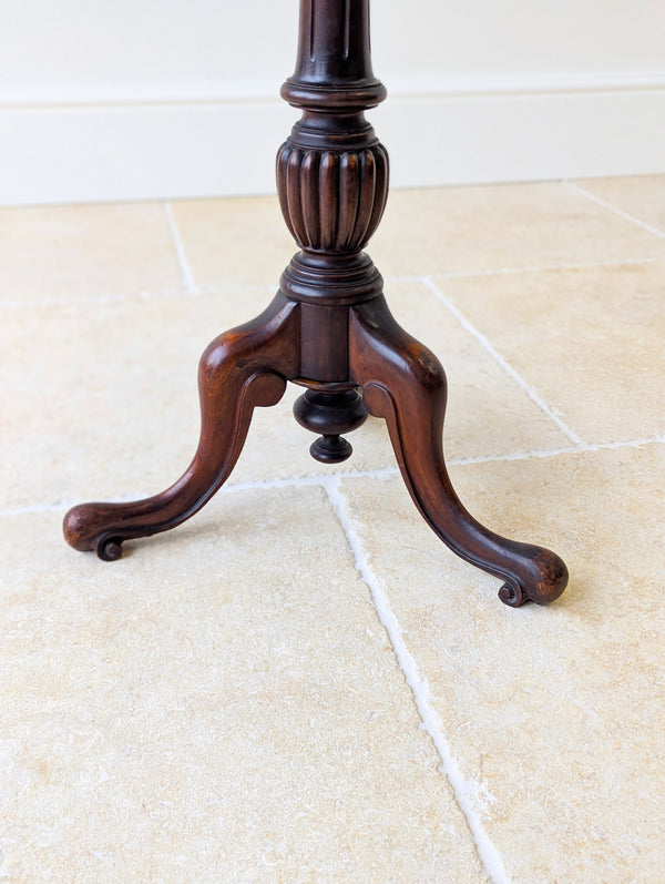 Antique Victorian Mahogany Gentleman’s Shaving Stand c.1890