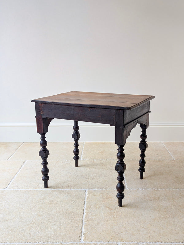 Antique Early 18th Century Oak Side Table c.1710