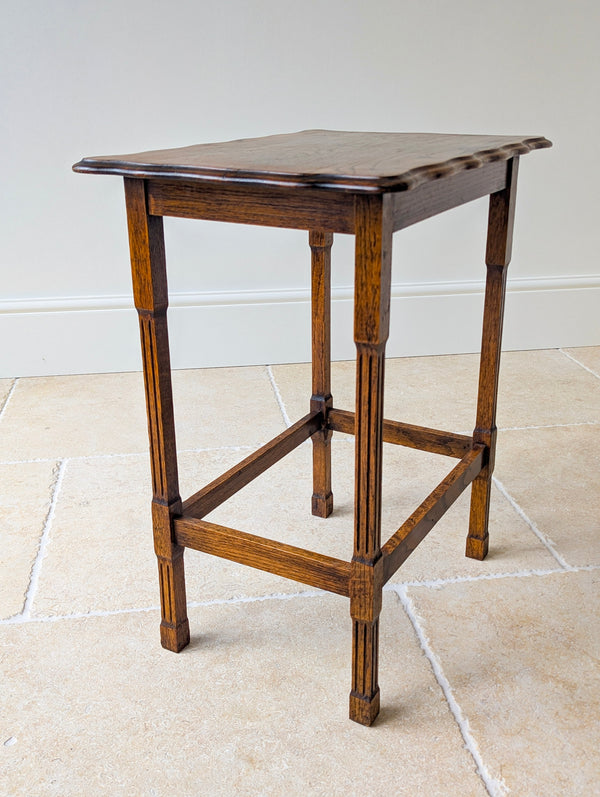 Antique Golden Oak Occasional Table c.1920