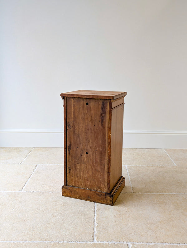 Antique Victorian Oak Bedside Cabinet c.1890