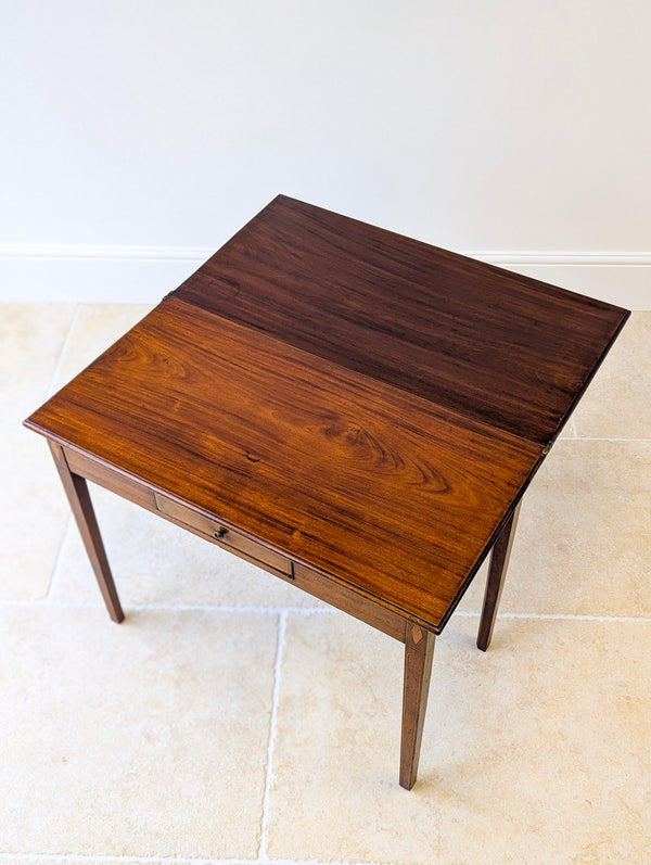 Antique Late Georgian Mahogany Tea Table c.1800