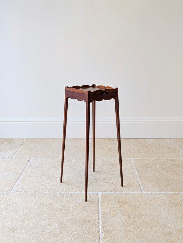 Antique Edwardian Mahogany Urn Stand with Slide c.1905