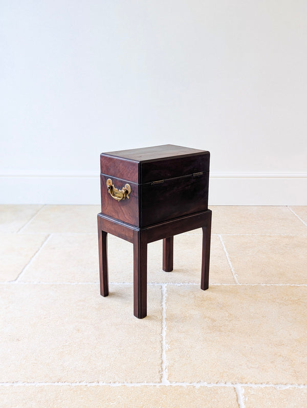 Antique Georgian Mahogany Cellarette on Stand c.1810