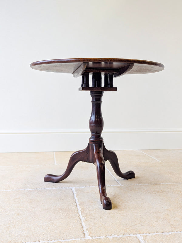 Antique Georgian Mahogany Birdcage Tripod Table c.1790