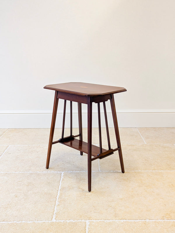 Antique Edwardian Inlaid Mahogany Occasional Table c.1905