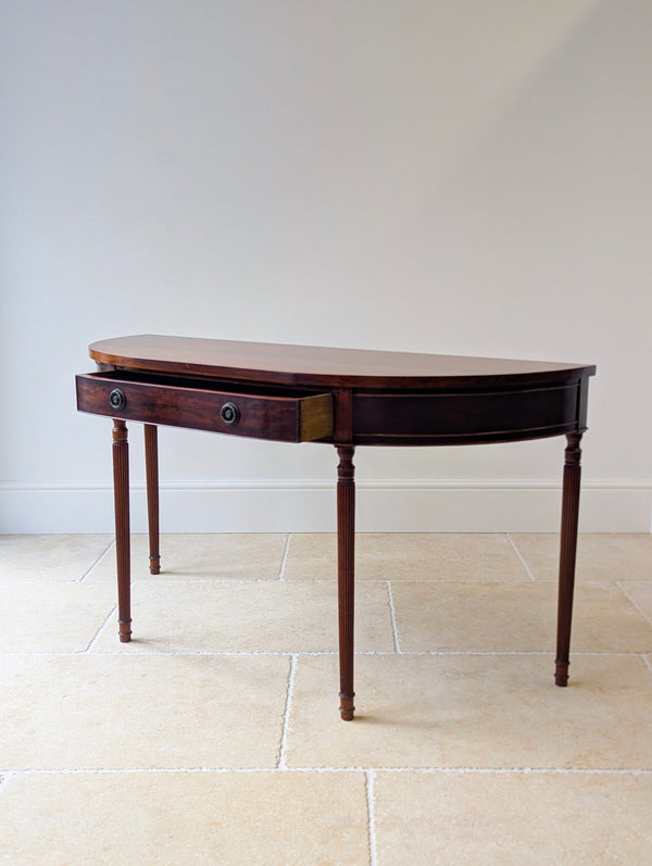 Antique Edwardian Mahogany Regency Style Console Table c.1905