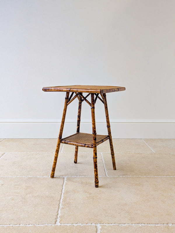 Antique Victorian Bamboo Occasional Table c.1890