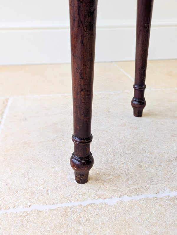 Antique Georgian Mahogany Bow-Front Writing Table c.1810