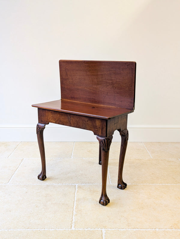 Antique Regency Mahogany Fold-Over Tea Table c.1810