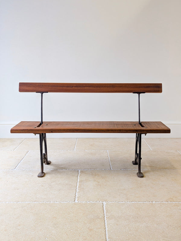 Antique Victorian Reversible Tram Bench by Fisher & Son c.1890