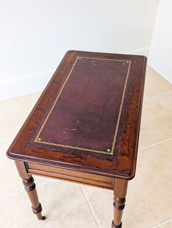 Antique Victorian Mahogany Writing Table c.1890