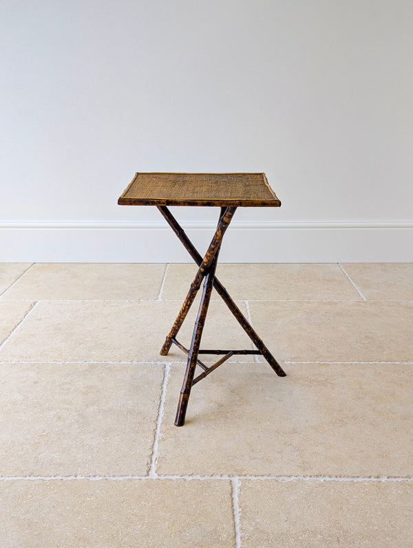 Antique Victorian Bamboo Occasional Table c.1890