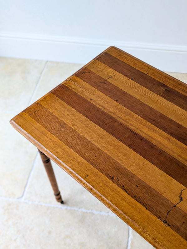 Antique Edwardian Oak Folding Table c.1905