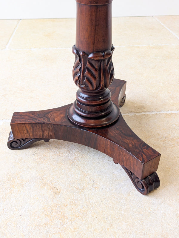 Antique William IV Rosewood Adjustable Piano Stool c.1830