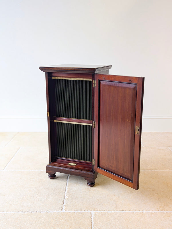 Antique Edwardian Mahogany Record Cabinet c.1910