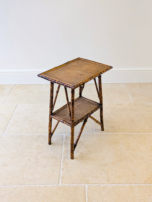 Antique Victorian Bamboo Occasional Table c.1890