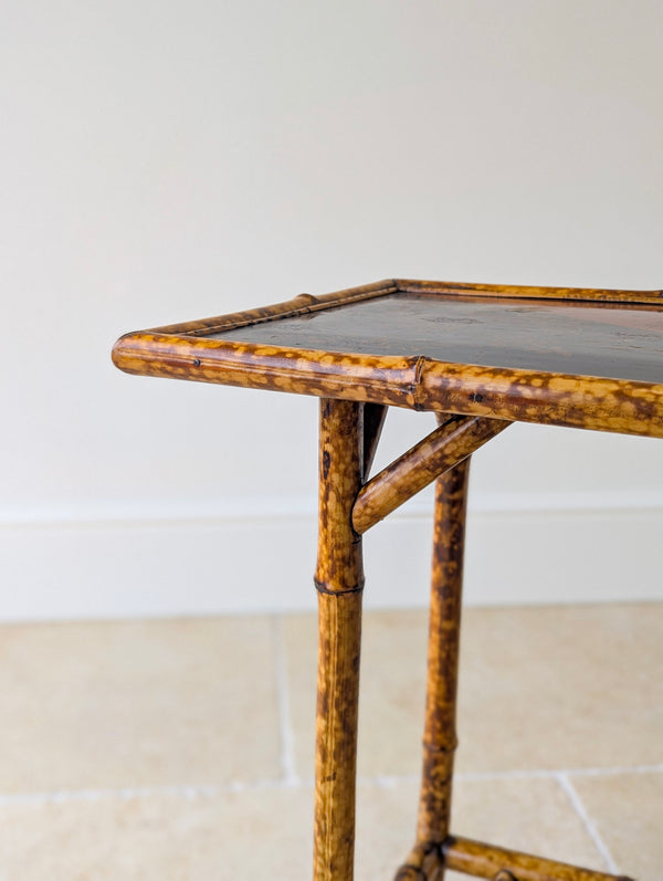 Antique Victorian Bamboo Occasional Table c.1890