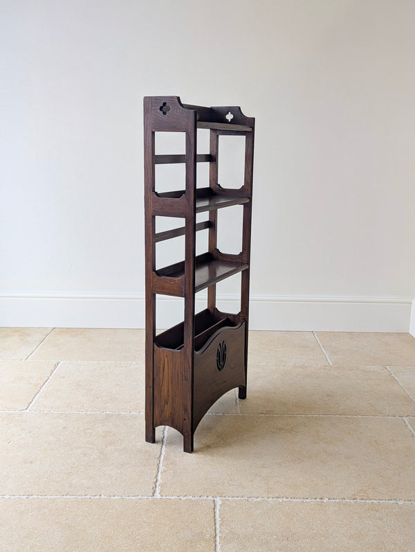 Antique Arts & Crafts Oak Bookcase c.1920