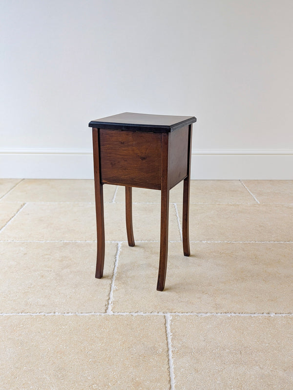 Antique Early 20th Century Walnut Sewing Table c.1920