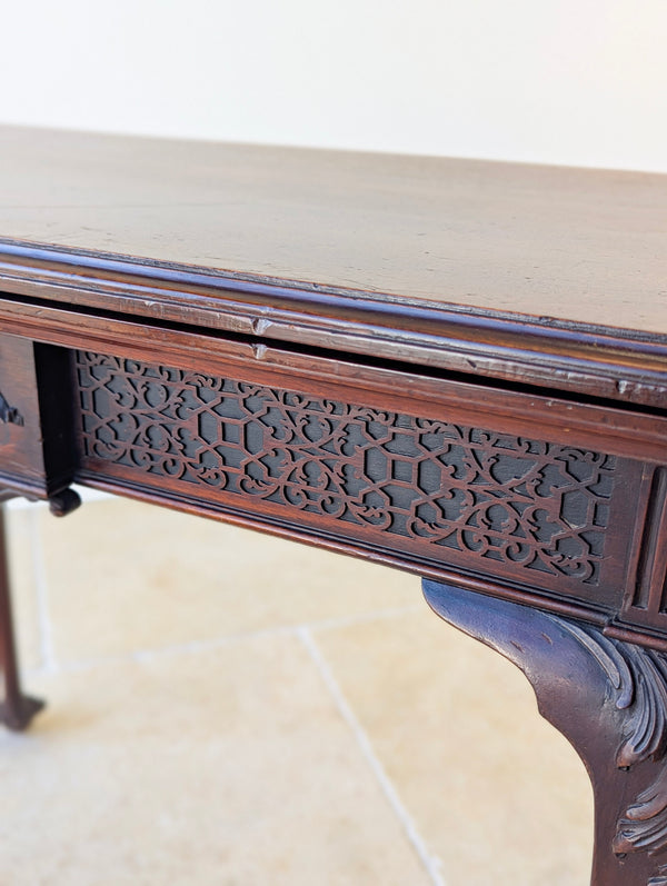 Antique Edwardian Mahogany Fold-Over Card Table c.1900