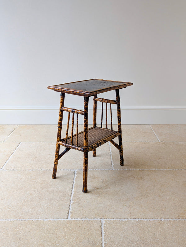 Antique Victorian Bamboo Occasional Table c.1890