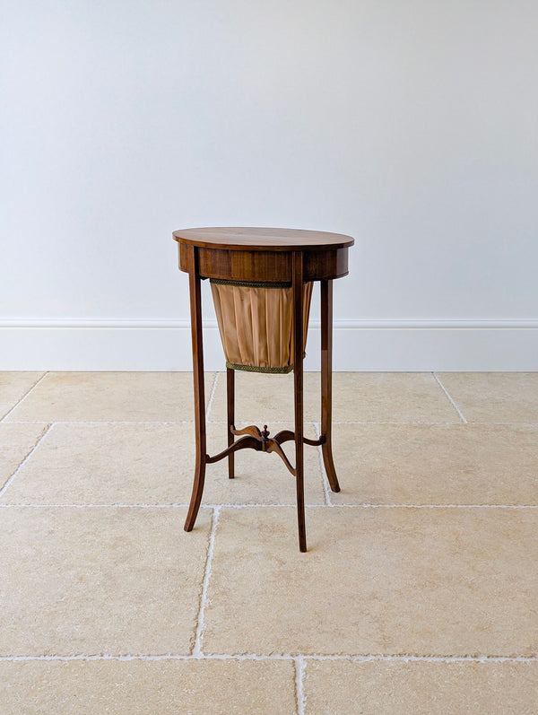 Antique Edwardian Mahogany Work Table c.1910