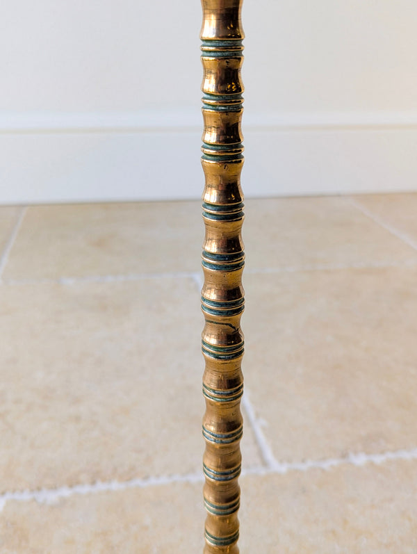 Antique Early 20th Century Brass Tortoise Floor-Standing Cigar Stand c.1920