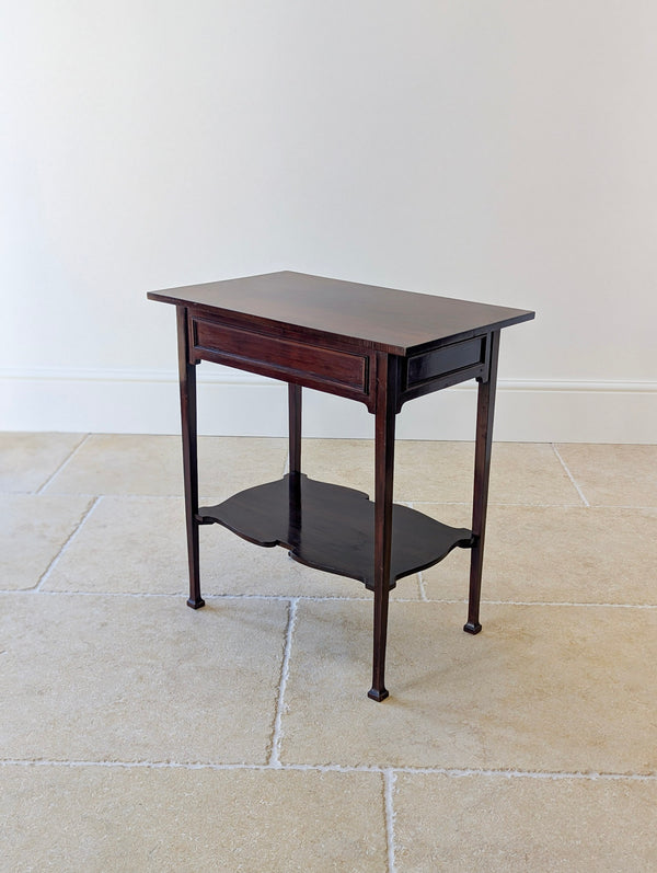 Antique Victorian Mahogany Side Table c.1890