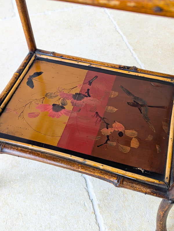 Antique Victorian Aesthetic Movement Bamboo Canterbury c.1890