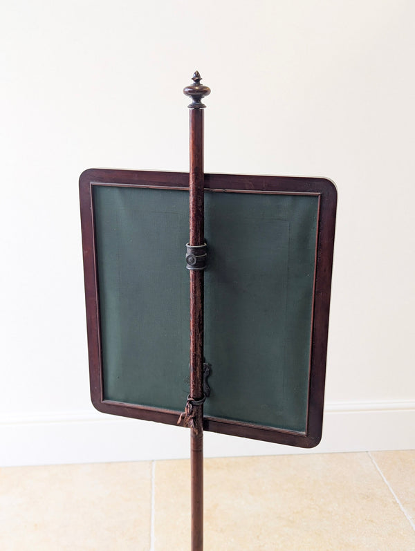 Antique William IV Rosewood Pole Screen c.1830