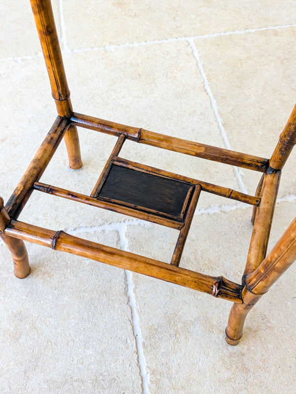 Antique Victorian Bamboo Occasional Table c.1890