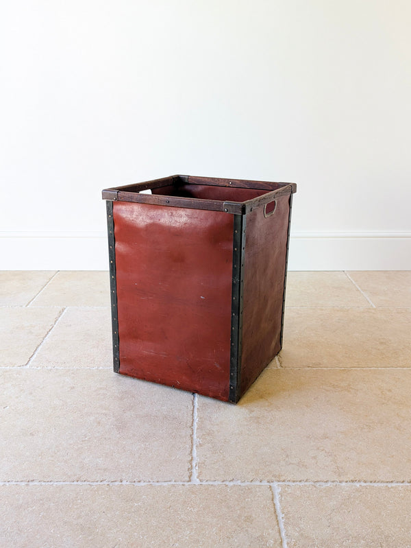 Antique Edwardian Industrial Mill Bin c.1910