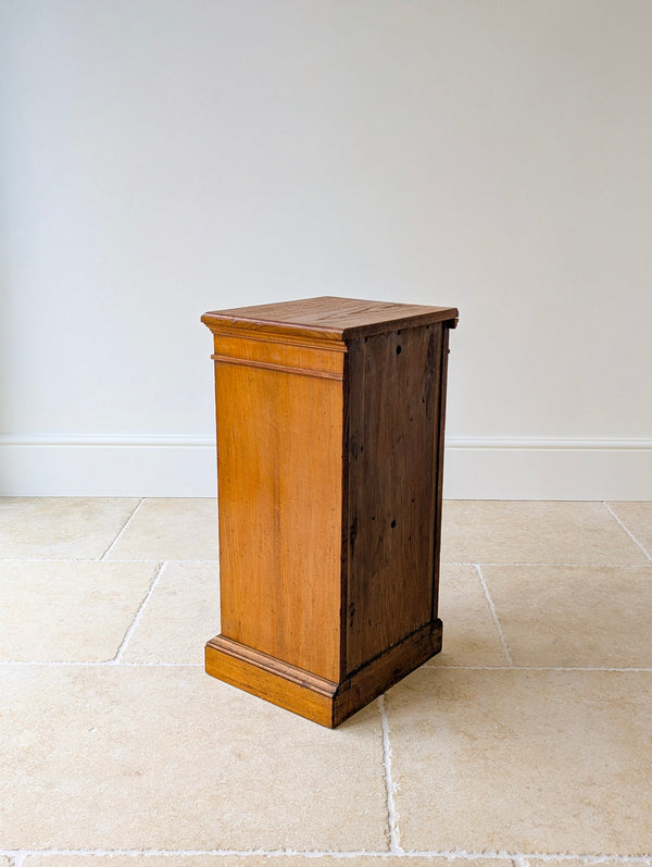 Antique Victorian Oak Bedside Cabinet c.1890