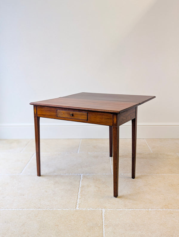 Antique Late Georgian Mahogany Tea Table c.1800