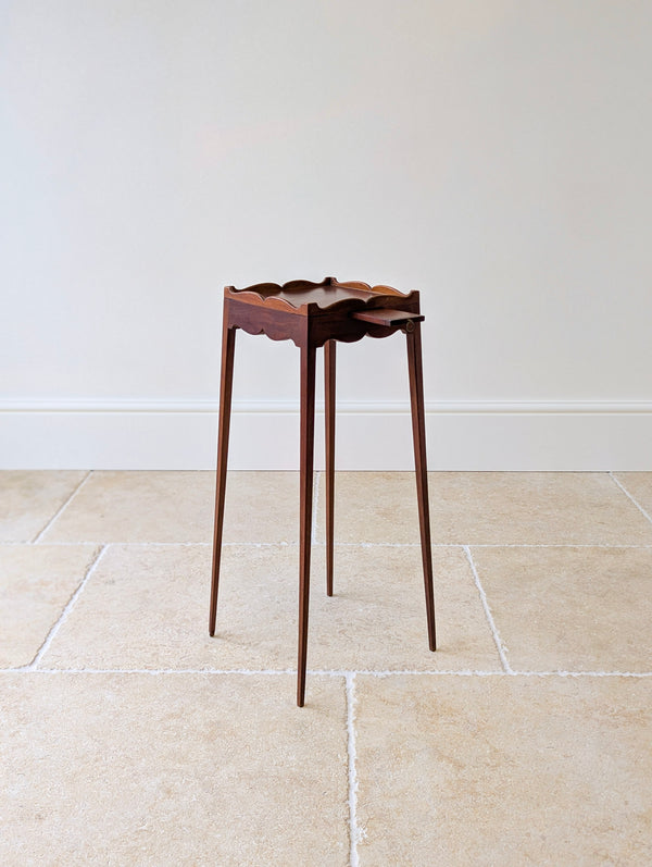 Antique Edwardian Mahogany Urn Stand with Slide c.1905