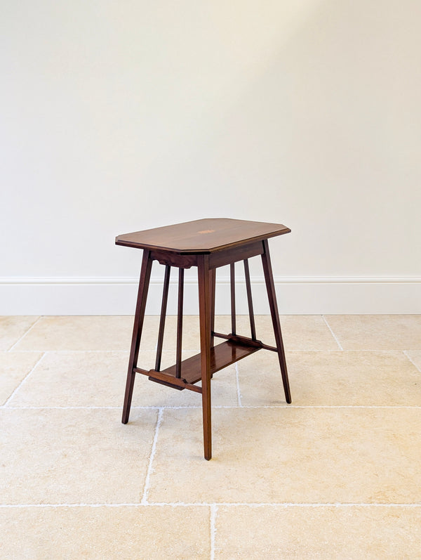 Antique Edwardian Inlaid Mahogany Occasional Table c.1905