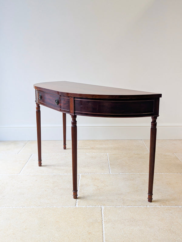 Antique Edwardian Mahogany Regency Style Console Table c.1905