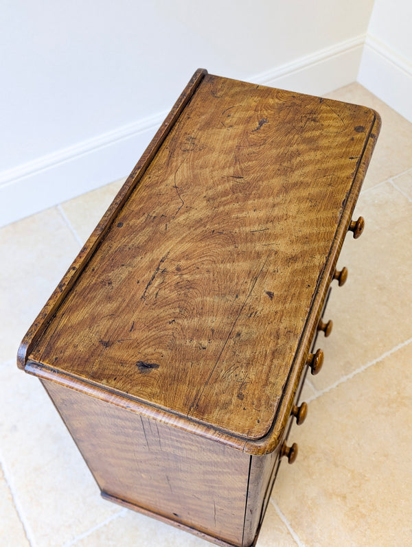 Antique Victorian Scumbled Pine Chest of Drawers c.1860