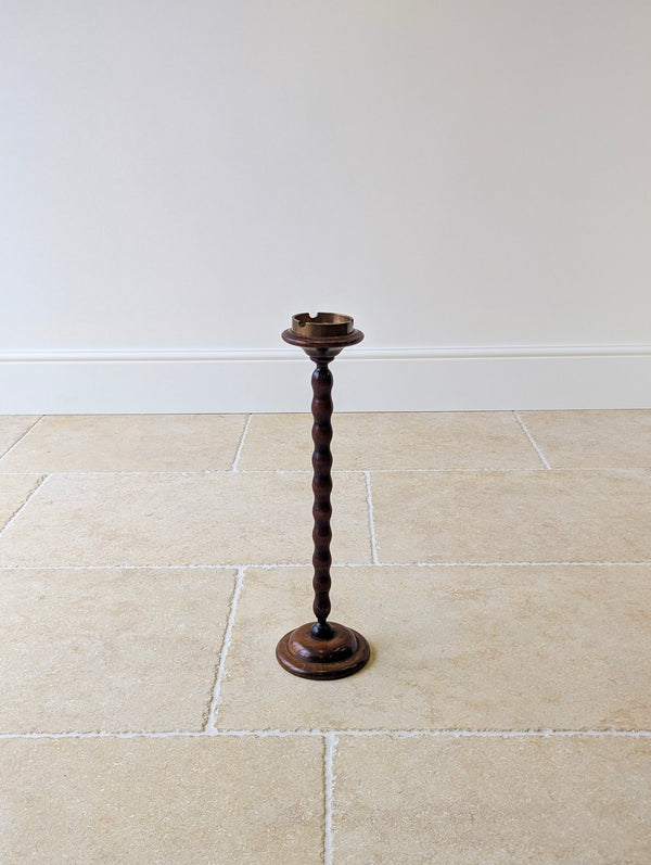 Antique Edwardian Walnut Smoking Stand c.1910
