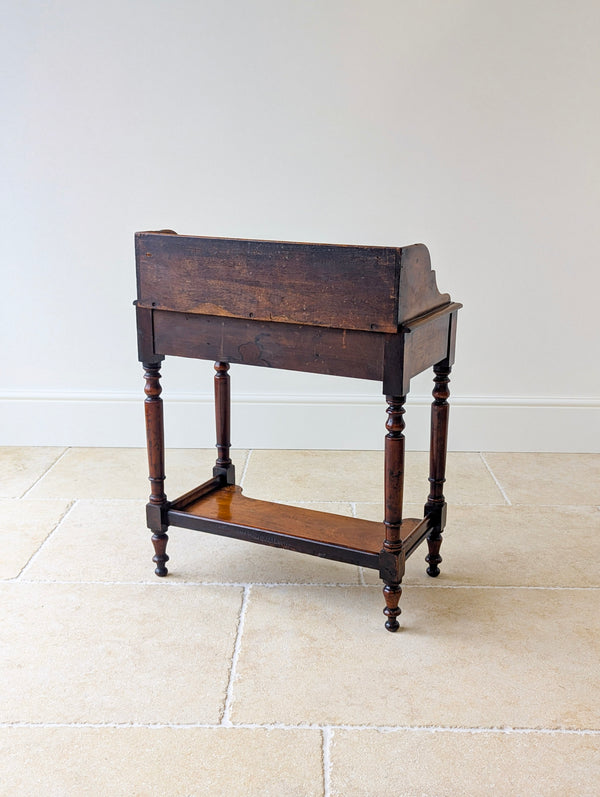 Antique Victorian Walnut Small Writing Table c.1890