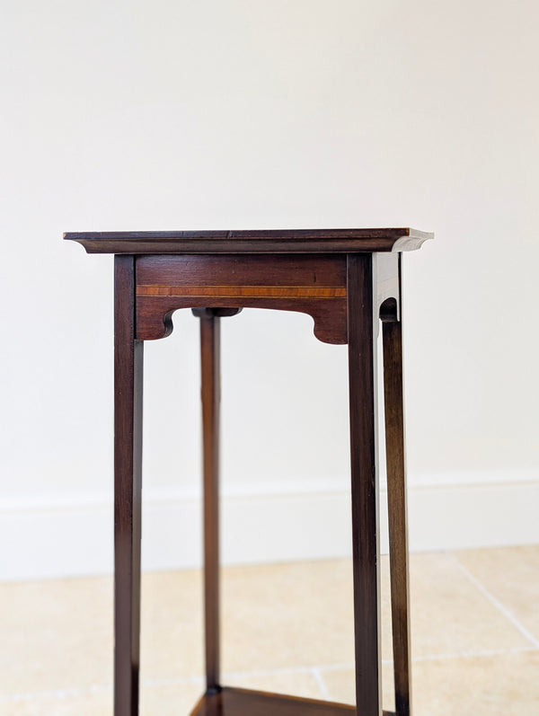 Antique Edwardian Mahogany Plant Stand c.1910