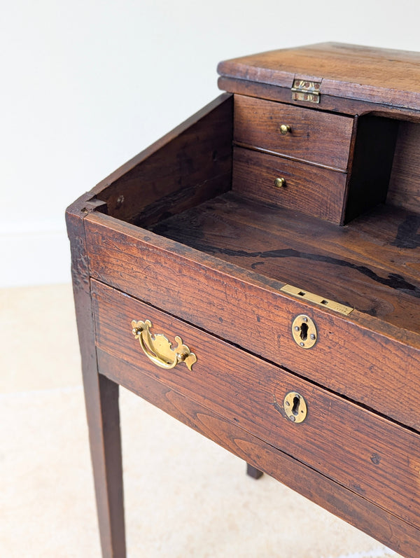 Antique Georgian Elm Clerks Desk c.1800